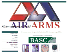 Tablet Screenshot of airarmsspares.com
